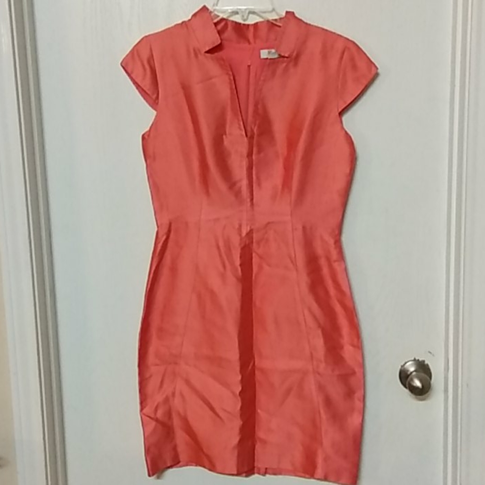Beautiful Cocktail Coral MaxMara Silk Dress